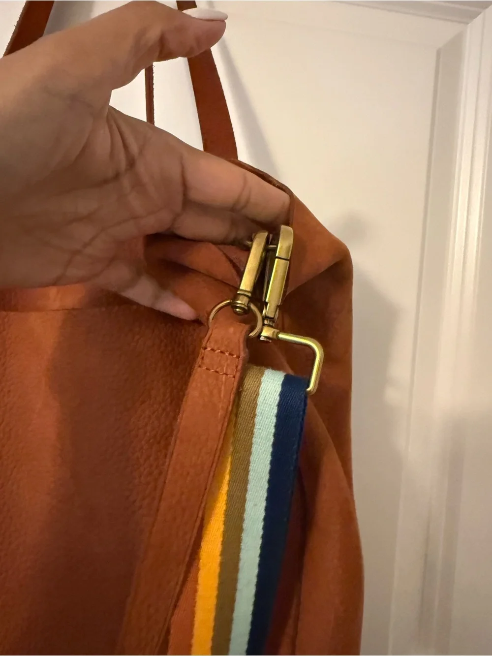 Madewell Leather Tote Bag
